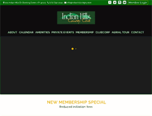 Tablet Screenshot of indianhills-bgky.com